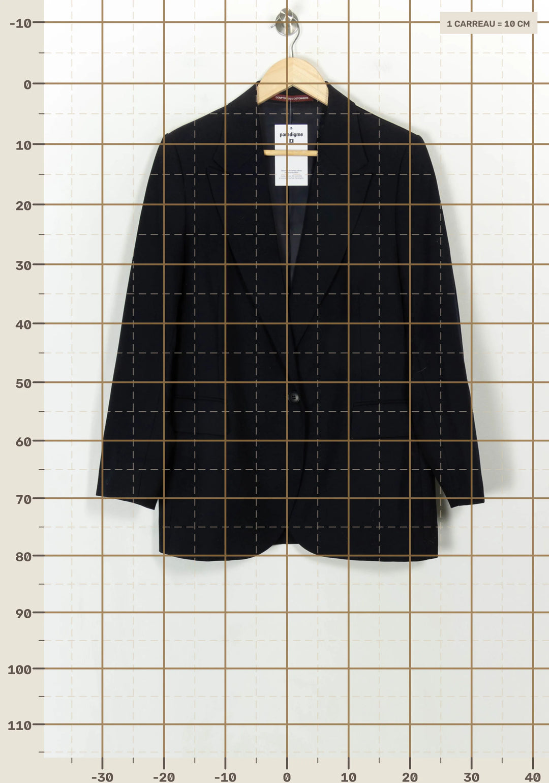 Blazer Bleu - Taille XL/42 de la marque Comptoir des Cotonniers | PARAD118884 - Vendu par Paradigme - Image 4