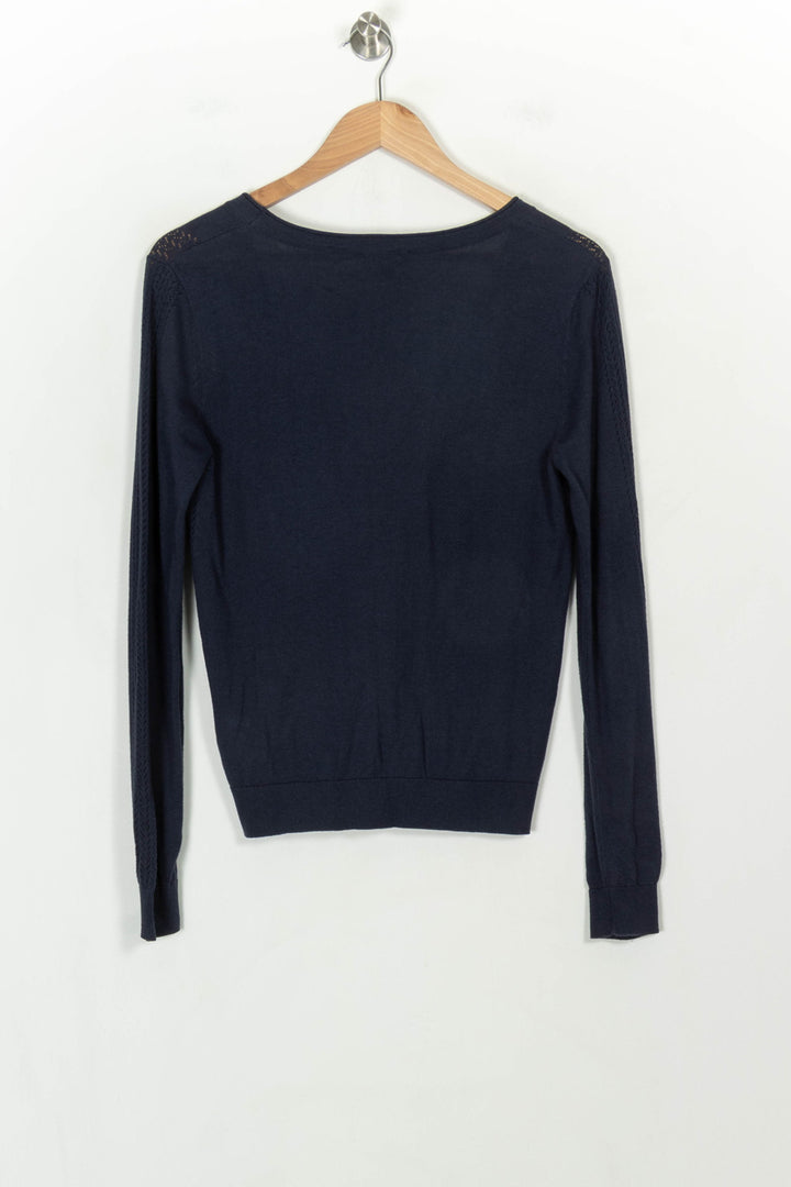 Cardigan Bleu - Taille XS/34 de la marque Caroll | PARAD118891 - Vendu par Paradigme - Image 5