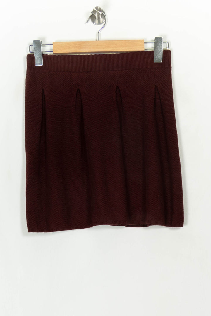 Jupe Plissée Bordeaux - Taille S/36 de la marque Marie Sixtine | PARAD118894 - Vendu par Paradigme - Image 5