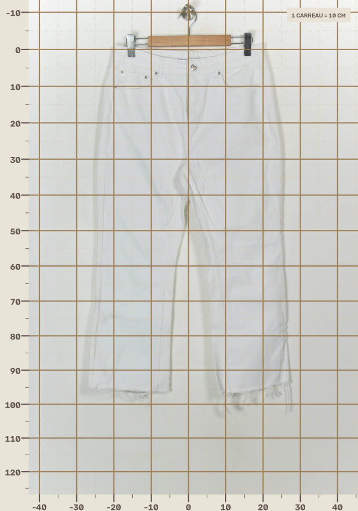 Jean Blanc - Taille XL/42 de la marque ZAPA | PARAD118900 - Vendu par Paradigme - Image 4