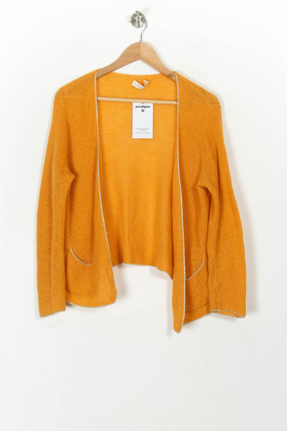 Cardigan Orange - Taille M/38 de la marque La Petite Etoile | PARAD118901 - Vendu par Paradigme - Image 2