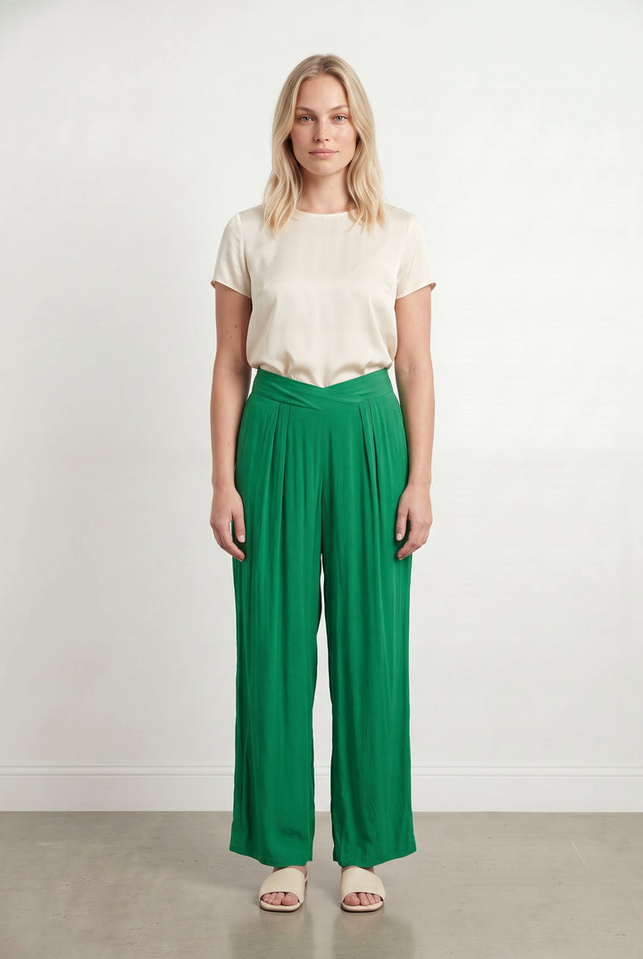 Pantalon Large Vert - Taille L/40 de la marque Orta | PARAD118907 - Vendu par Paradigme - Image 1