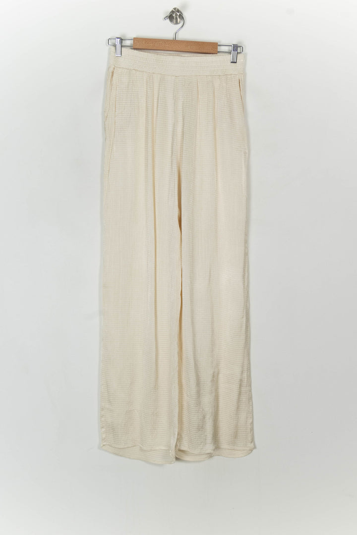 Pantalon Large Blanc - Taille L/40 de la marque Orta | PARAD118909 - Vendu par Paradigme - Image 2
