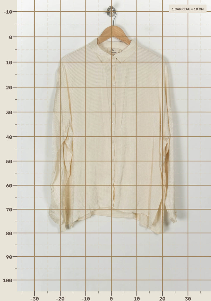 Chemise Blanche - Taille L/40 de la marque Orta | PARAD118910 - Vendu par Paradigme - Image 4