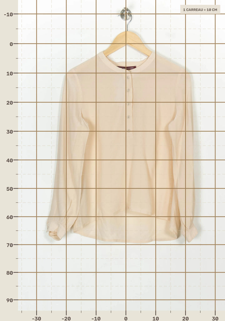 Blouse Beige - Taille M/38 de la marque Comptoir des Cotonniers | PARAD118911 - Vendu par Paradigme - Image 4