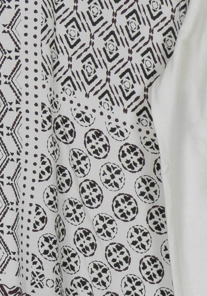 Tee-shirt Blanc et Noir - Taille L/40 de la marque Caroll | PARAD118914 - Vendu par Paradigme - Image 3