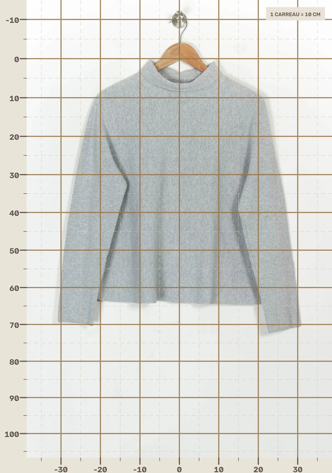 Pull Gris - Taille M/38 de la marque COS | PARAD118917 - Vendu par Paradigme - Image 4