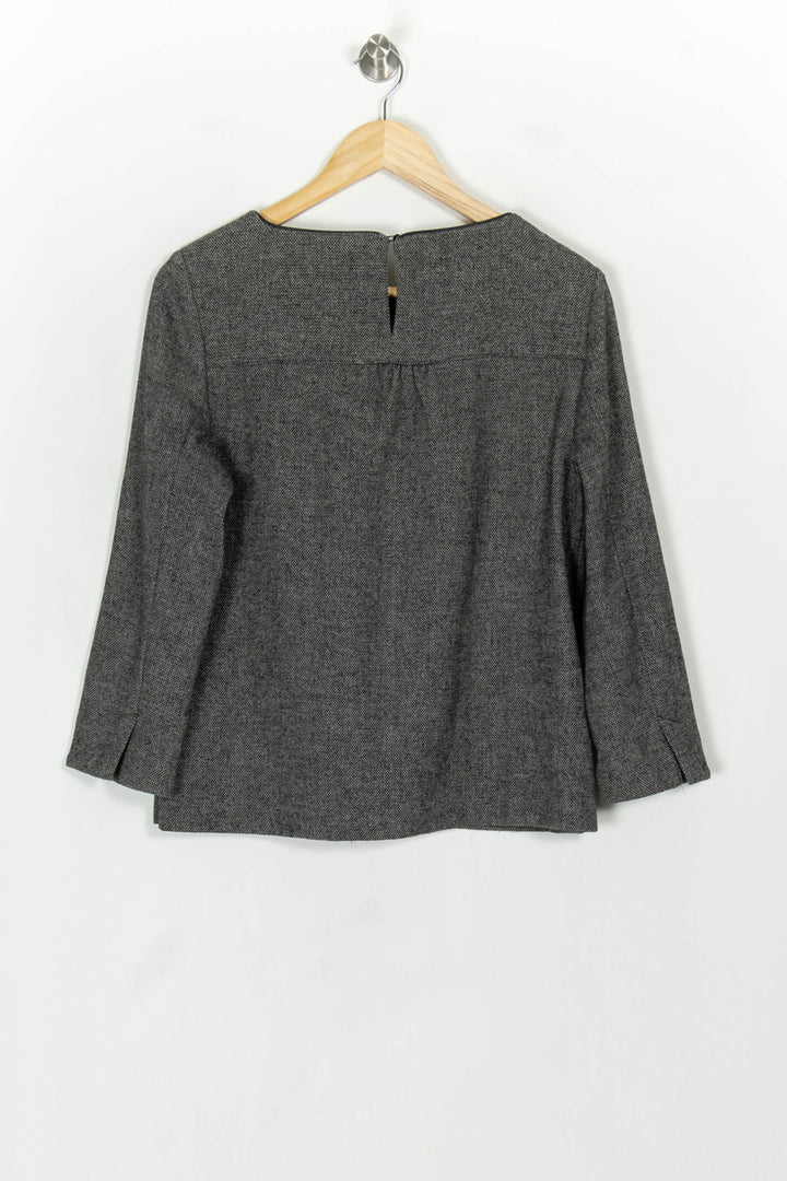 Pull Gris - Taille M/38 de la marque Caroll | PARAD118918 - Vendu par Paradigme - Image 5