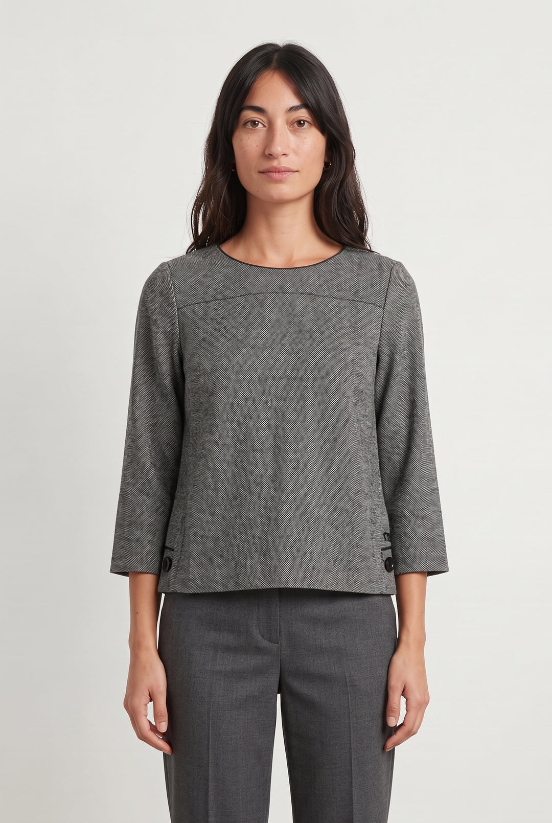 Pull Gris - Taille M/38 de la marque Caroll | PARAD118918 - Vendu par Paradigme - Image 1