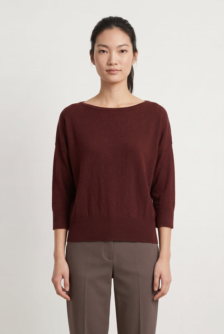 Pull Bordeaux - Taille M/38 de la marque Bellerose | PARAD118920 - Vendu par Paradigme - Image 1