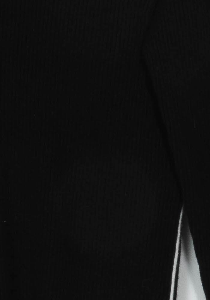 Pull Noir et Blanc - Taille M/38 de la marque Maje | PARAD118921 - Vendu par Paradigme - Image 3