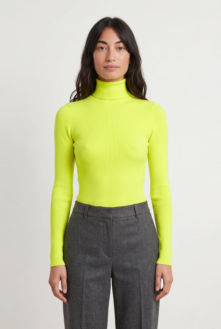 Pull Jaune - Taille S/36 de la marque Maje | PARAD118923 - Vendu par Paradigme - Image 1