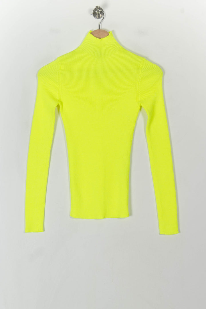 Pull Jaune - Taille S/36 de la marque Maje | PARAD118923 - Vendu par Paradigme - Image 2