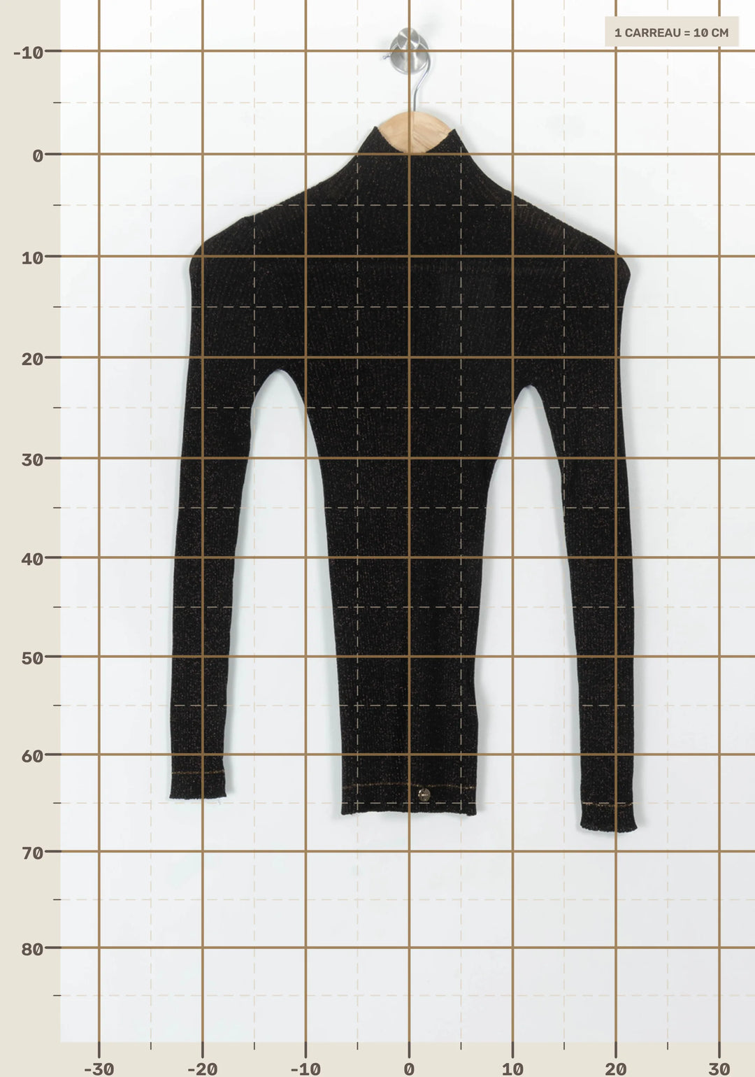 Pull Col Roulé Marron - Taille M/38 de la marque Liu Jo | PARAD118926 - Vendu par Paradigme - Image 4