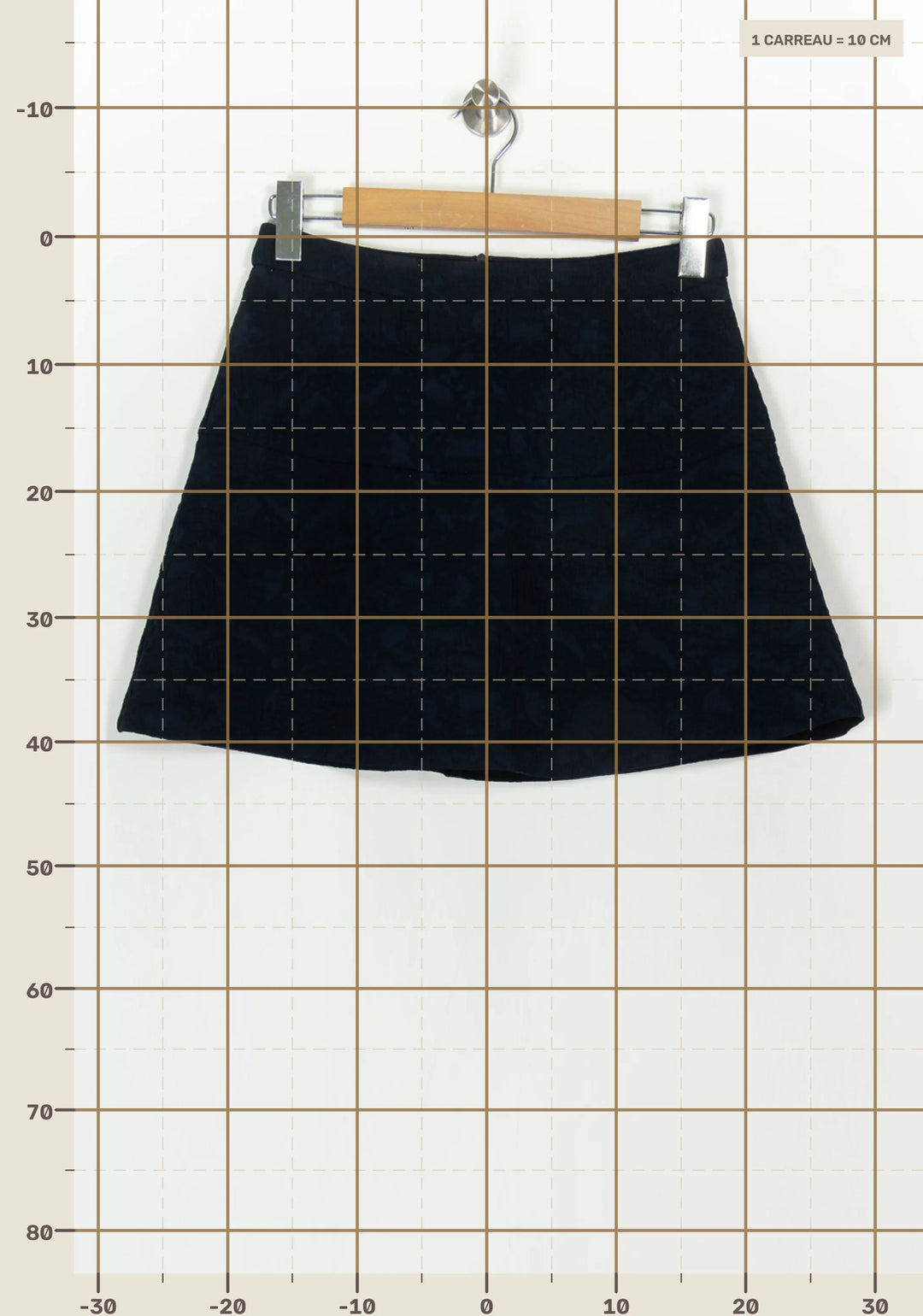 Jupe Courte Bleue - Taille M/38 de la marque Suncoo | PARAD118930 - Vendu par Paradigme - Image 4