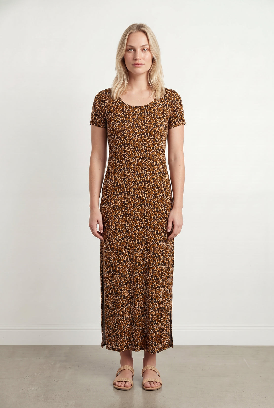 Robe Longue Marron et Noire - Taille L/40 de la marque Marie Sixtine | PARAD118933 - Vendu par Paradigme - Image 1