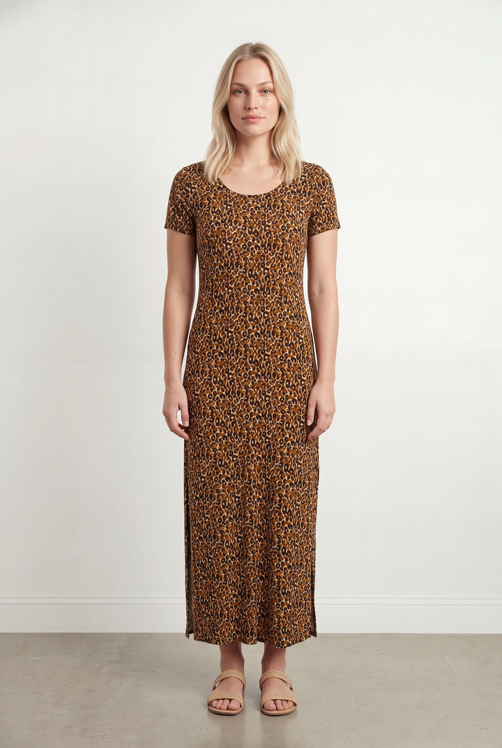 Robe Longue Marron et Noire - Taille L/40 de la marque Marie Sixtine | PARAD118933 - Vendu par Paradigme - Image 1