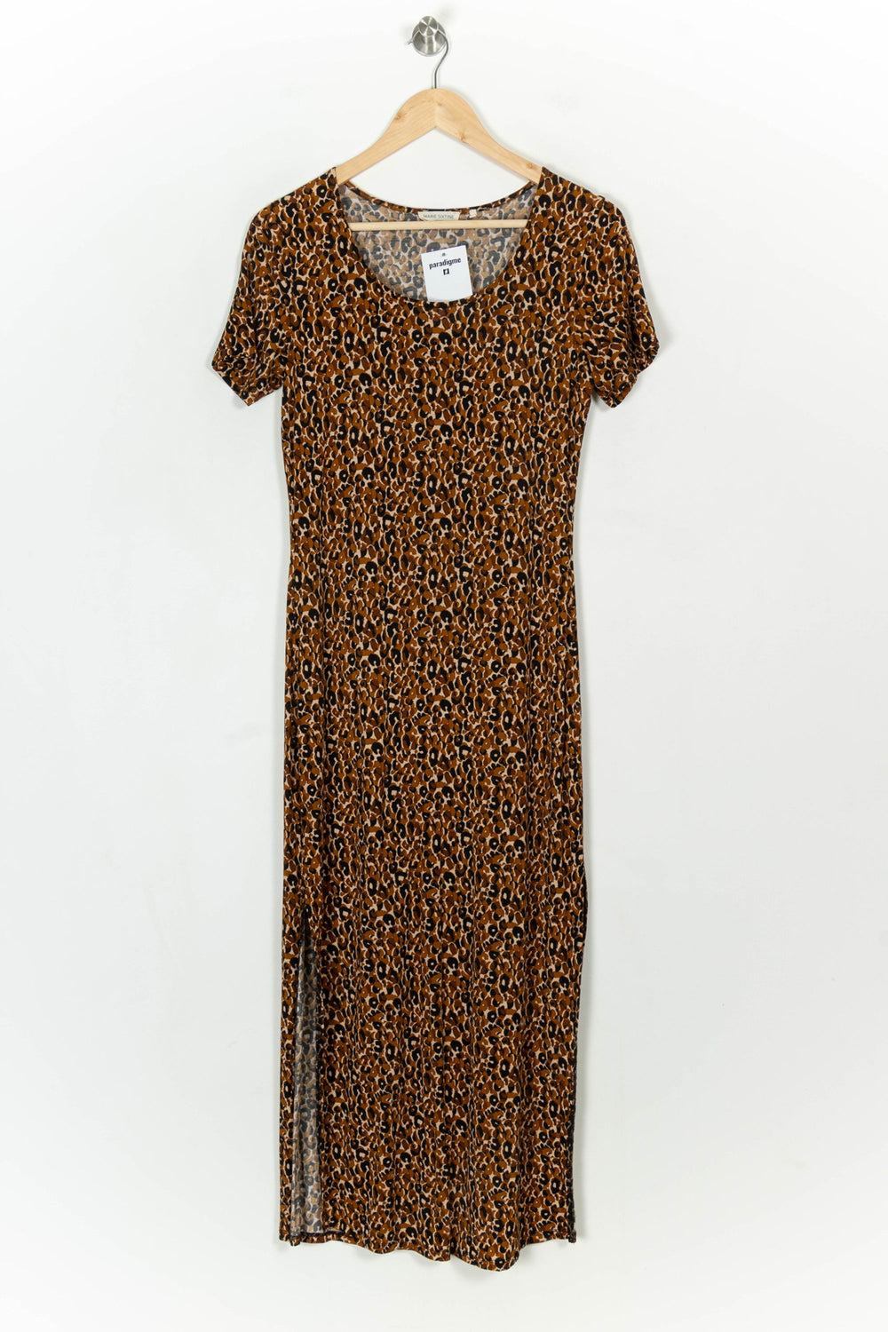 Robe Longue Marron et Noire - Taille L/40 de la marque Marie Sixtine | PARAD118933 - Vendu par Paradigme - Image 2