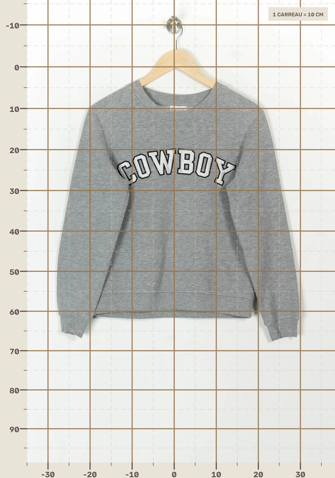 Sweat Gris - Taille M/38 de la marque Claudie Pierlot | PARAD118936 - Vendu par Paradigme - Image 4