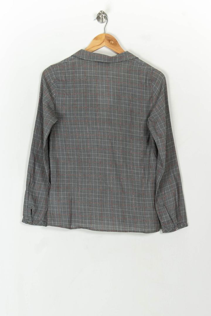 Blouse Grise à Carreaux - Taille S/36 de la marque Kookai | PARAD118937 - Vendu par Paradigme - Image 5