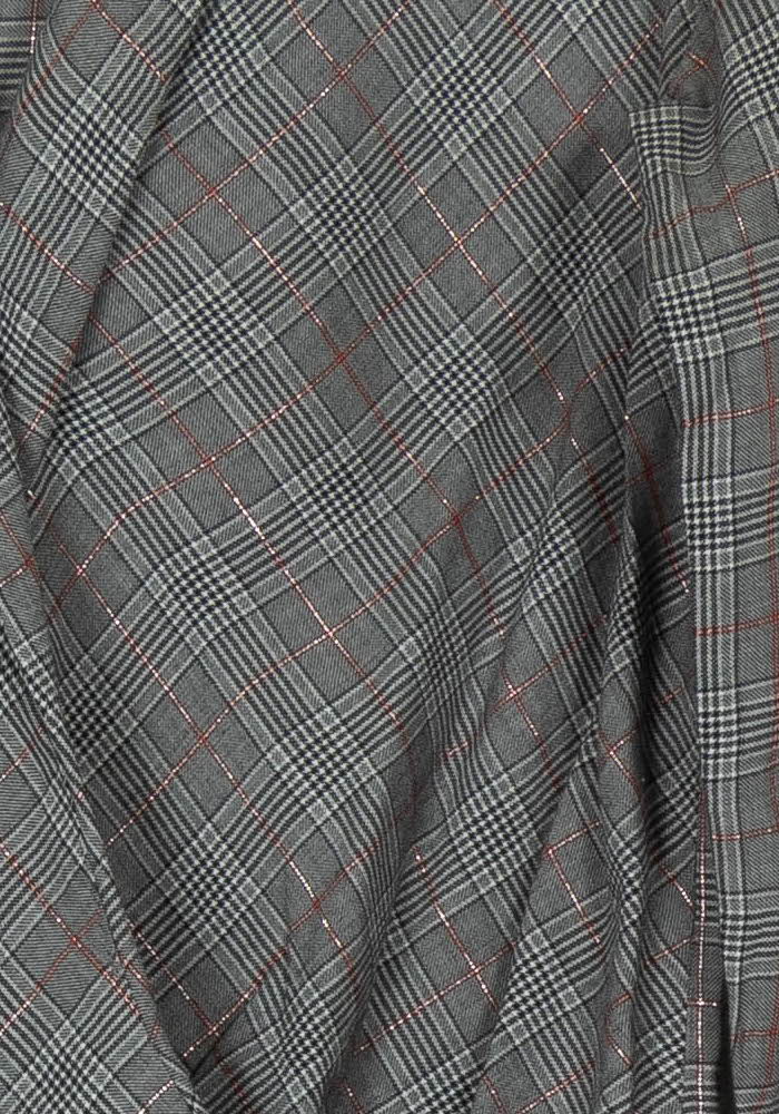 Blouse Grise à Carreaux - Taille S/36 de la marque Kookai | PARAD118937 - Vendu par Paradigme - Image 3