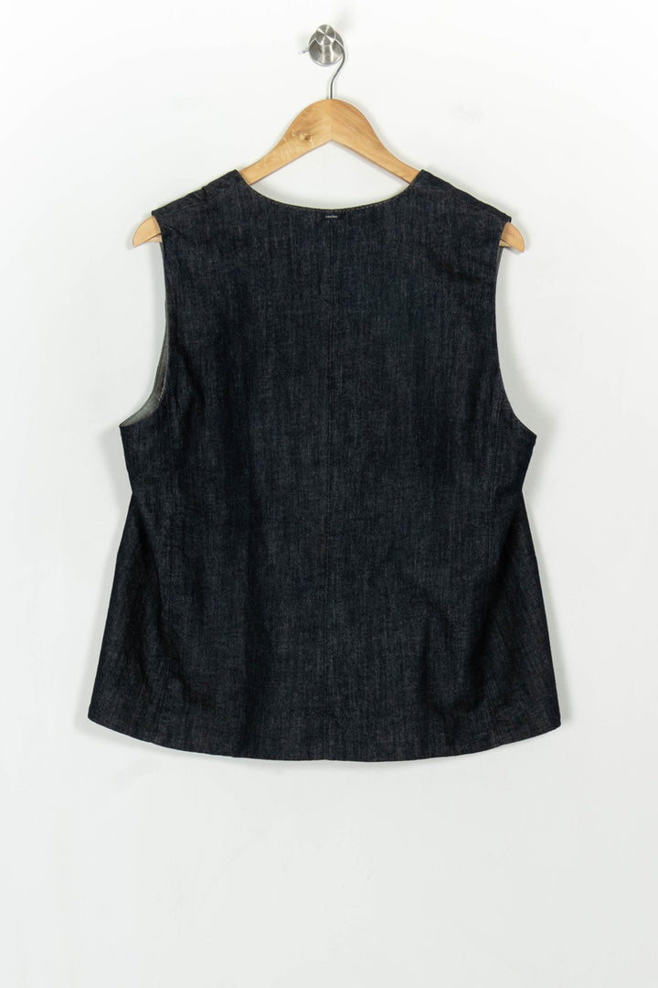 Gilet Bleu - Taille XL/42 de la marque Max Mara | PARAD118938 - Vendu par Paradigme - Image 5