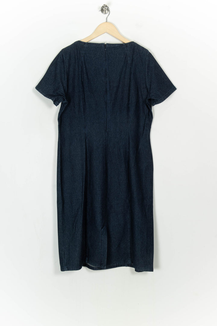 Robe Midi Bleue - Taille XL/42 de la marque Marina Rinaldi | PARAD118941 - Vendu par Paradigme - Image 5
