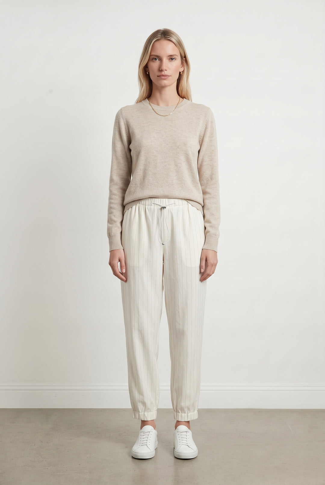 Pantalon Blanc - Taille M/38 de la marque Marina Rinaldi | PARAD118944 - Vendu par Paradigme - Image 1