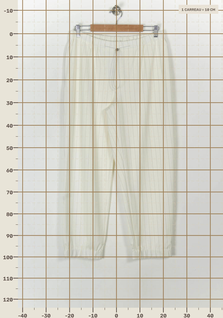 Pantalon Blanc - Taille M/38 de la marque Marina Rinaldi | PARAD118944 - Vendu par Paradigme - Image 4