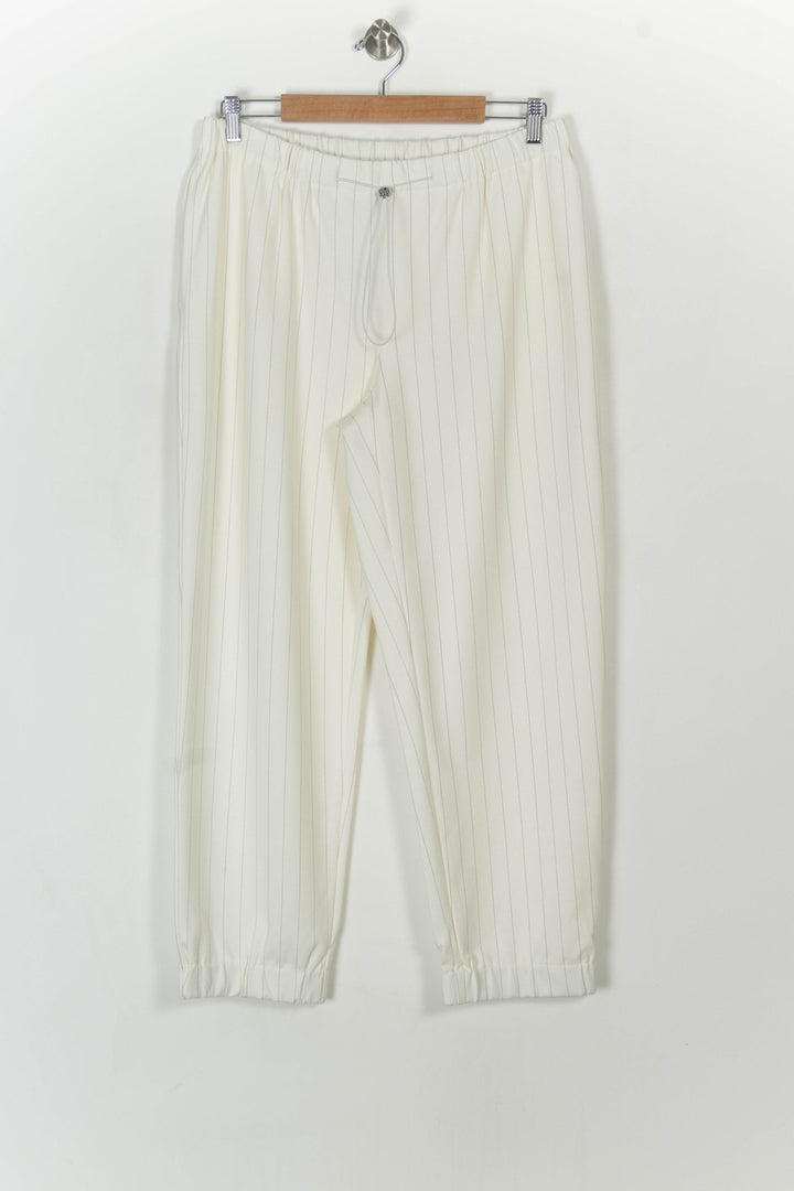 Pantalon Blanc - Taille M/38 de la marque Marina Rinaldi | PARAD118944 - Vendu par Paradigme - Image 2