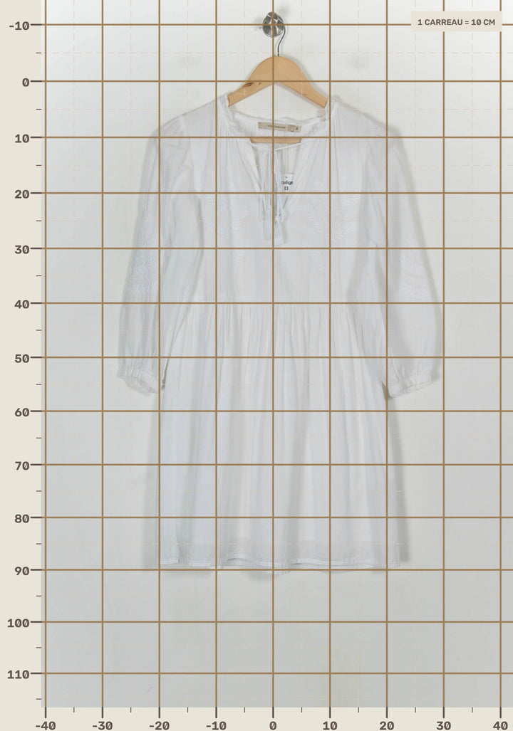 Robe Blanche - Taille S/36 de la marque La Fée Maraboutée | PARAD118952 - Vendu par Paradigme - Image 4