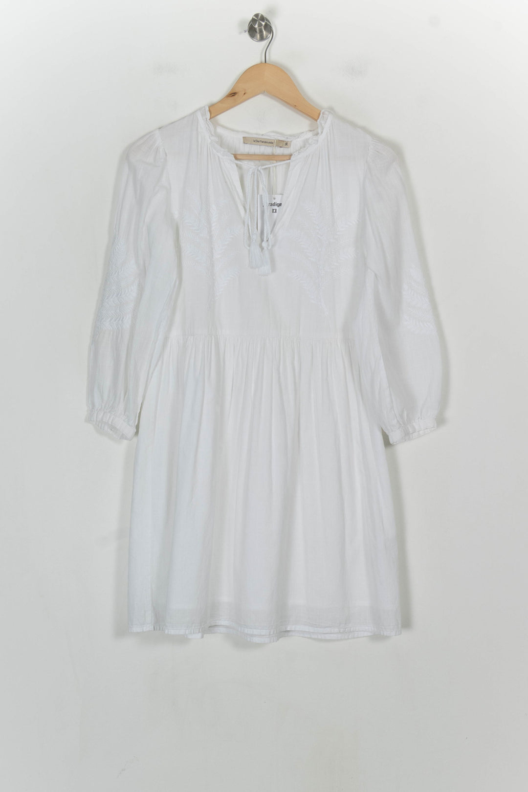 Robe Blanche - Taille S/36 de la marque La Fée Maraboutée | PARAD118952 - Vendu par Paradigme - Image 2