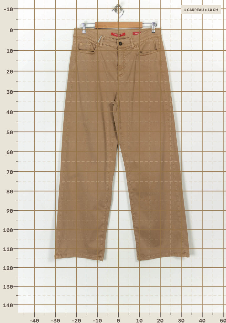 Pantalon Beige - Taille XL/42 de la marque Marina Rinaldi | PARAD118953 - Vendu par Paradigme - Image 4