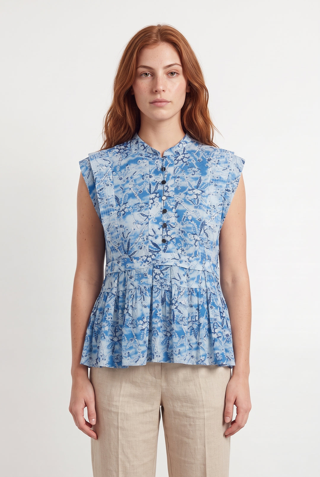 Blouse Bleue - Taille S/36 de la marque Bérénice | PARAD118954 - Vendu par Paradigme - Image 1