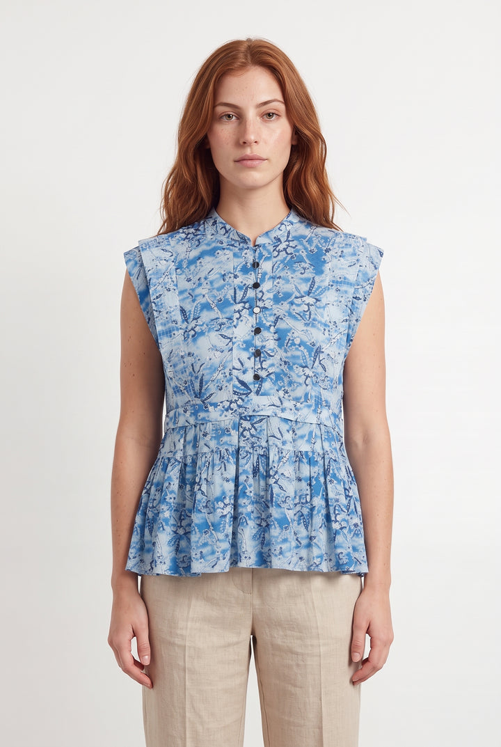 Blouse Bleue - Taille S/36 de la marque Bérénice | PARAD118954 - Vendu par Paradigme - Image 1