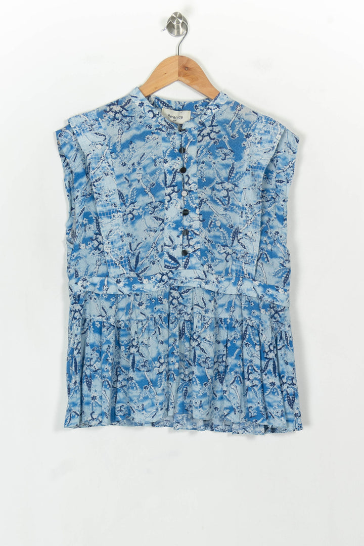 Blouse Bleue - Taille S/36 de la marque Bérénice | PARAD118954 - Vendu par Paradigme - Image 2