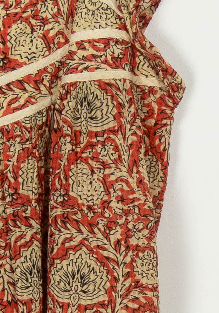 Blouse Orange et Beige - Taille S/36 de la marque ba&amp;sh | PARAD118955 - Vendu par Paradigme - Image 3