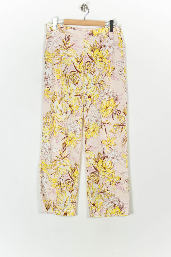 Pantalon Fleuri Jaune et Rose - Taille XL/42 de la marque Bleu Blanc Rouge | PARAD118960 - Vendu par Paradigme - Image 2