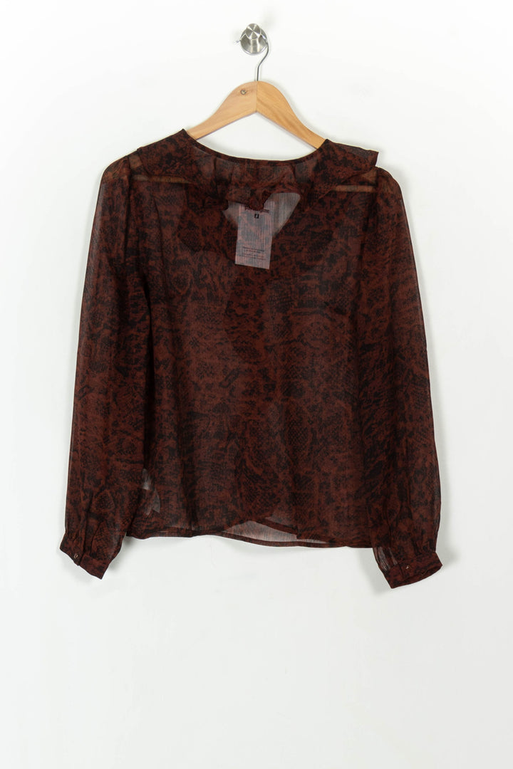 Blouse Bordeaux - Taille S/36 de la marque Grace &amp; Mila | PARAD118965 - Vendu par Paradigme - Image 5