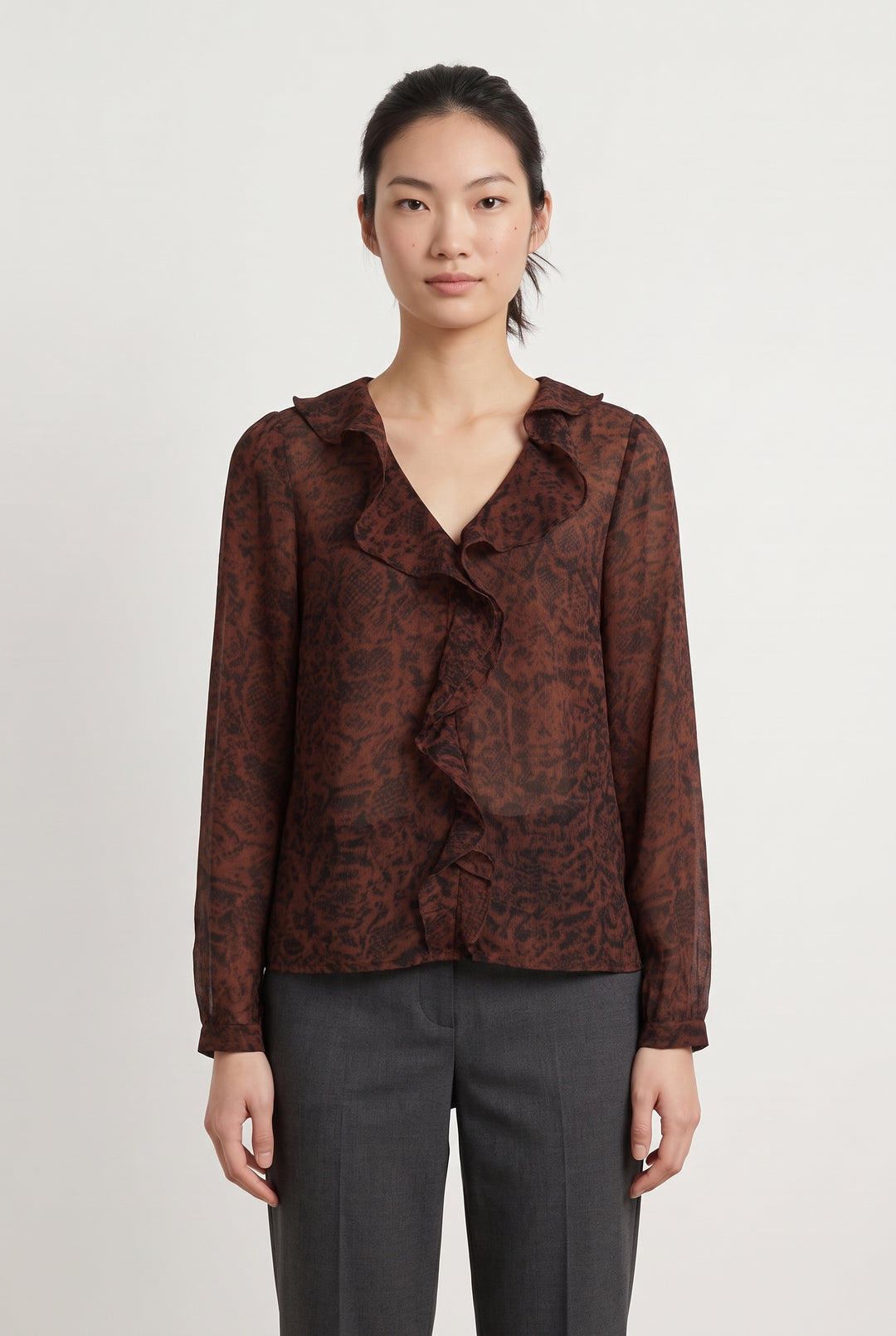 Blouse Bordeaux - Taille S/36 de la marque Grace &amp; Mila | PARAD118965 - Vendu par Paradigme - Image 1