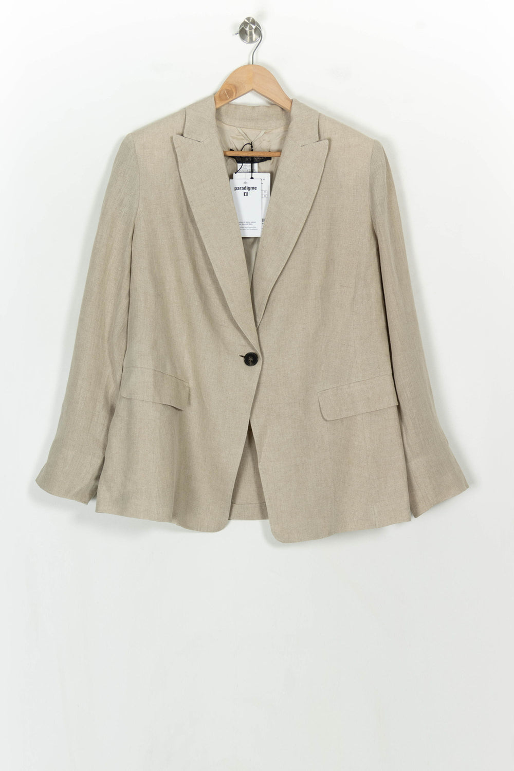 Blazer Beige - Taille XXL/44 de la marque Marina Rinaldi | PARAD118966 - Vendu par Paradigme - Image 2
