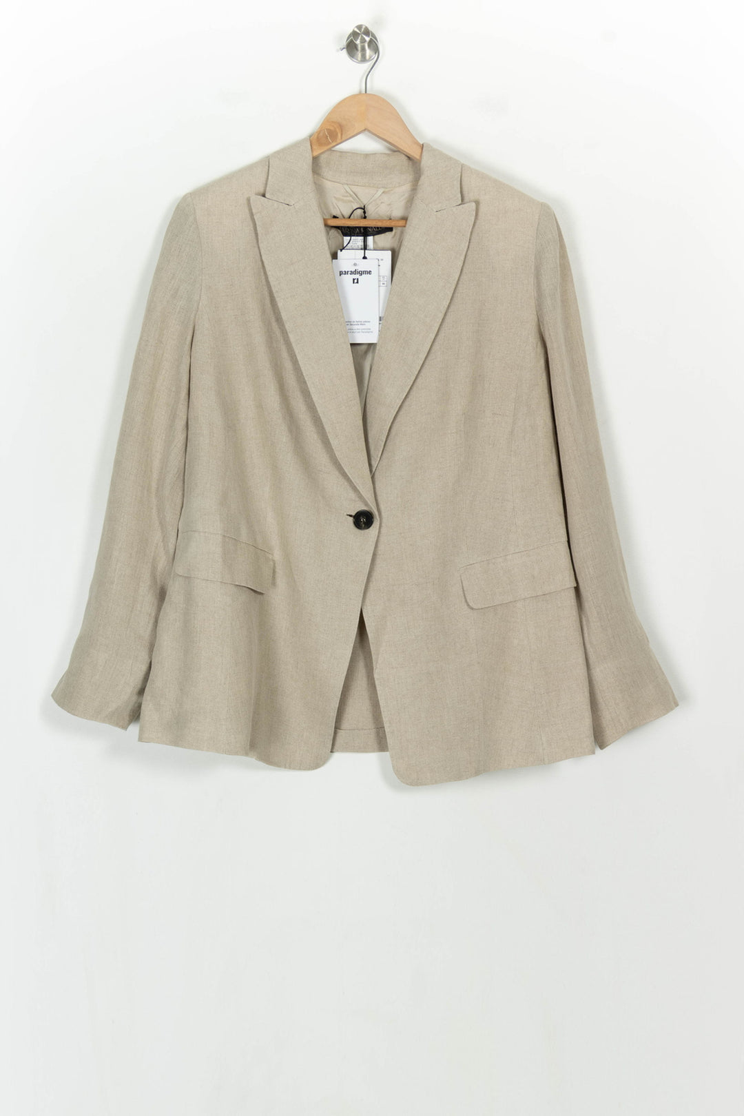 Blazer Beige - Taille XXL/44 de la marque Marina Rinaldi | PARAD118966 - Vendu par Paradigme - Image 2