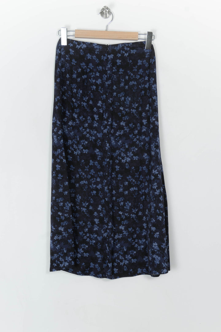 Jupe Longue Bleue à Fleurs - Taille S/36 de la marque Kookai | PARAD118969 - Vendu par Paradigme - Image 5