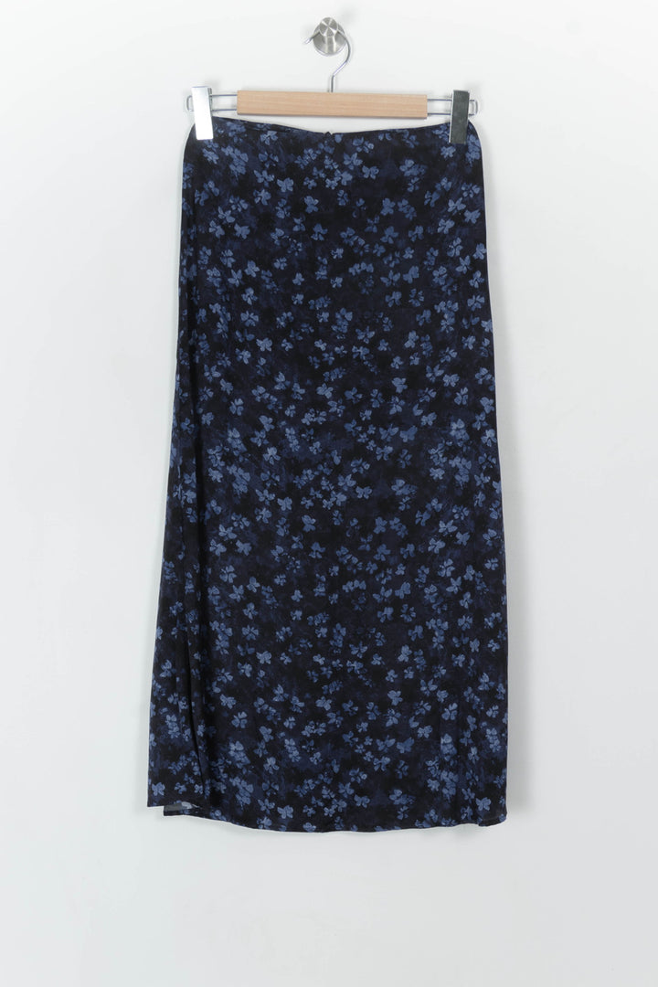 Jupe Longue Bleue à Fleurs - Taille S/36 de la marque Kookai | PARAD118969 - Vendu par Paradigme - Image 2