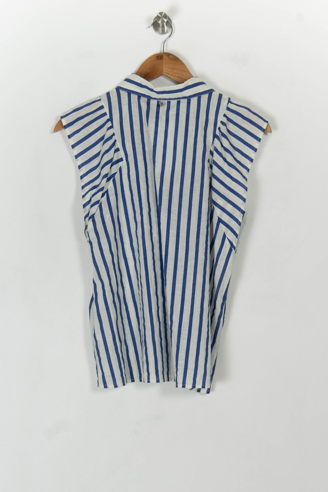 Chemisier Sans Manches Blanc et Bleu - Taille S/36 de la marque One Step | PARAD118971 - Vendu par Paradigme - Image 5