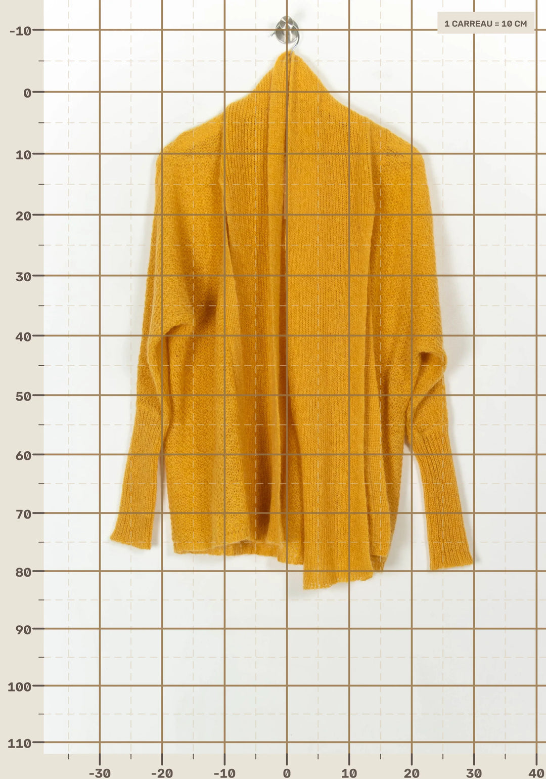 Cardigan Jaune - Taille S/36 de la marque I.Code | PARAD118973 - Vendu par Paradigme - Image 4