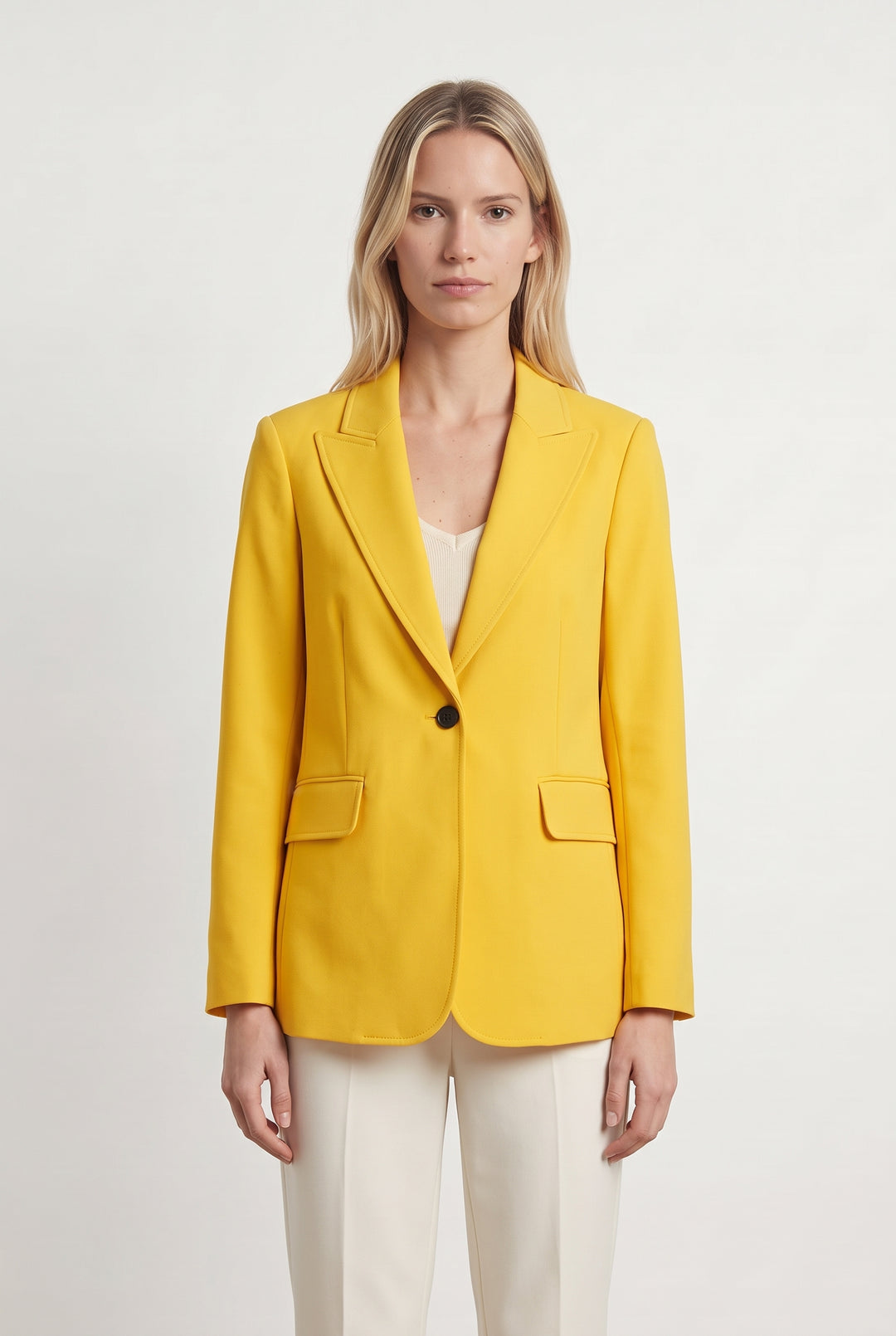 Blazer Jaune - Taille S/36 de la marque Claudie Pierlot | PARAD118978 - Vendu par Paradigme - Image 1