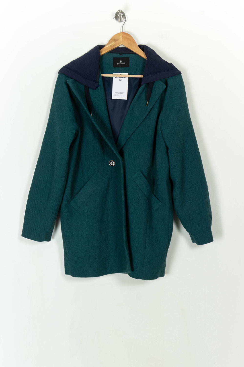 Manteau Vert et Bleu - Taille S/36 de la marque One Step | PARAD118981 - Vendu par Paradigme - Image 2