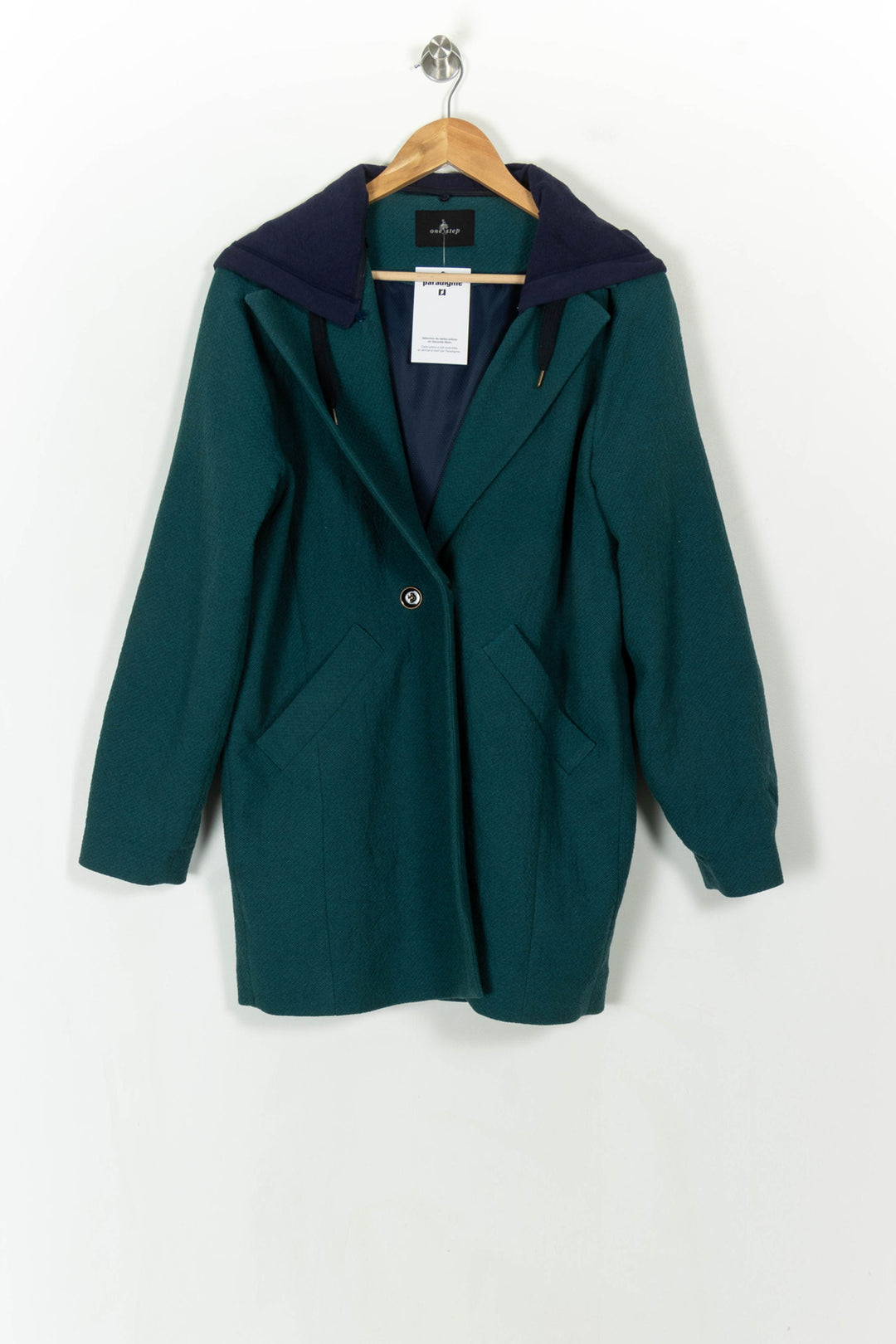 Manteau Vert et Bleu - Taille S/36 de la marque One Step | PARAD118981 - Vendu par Paradigme - Image 2