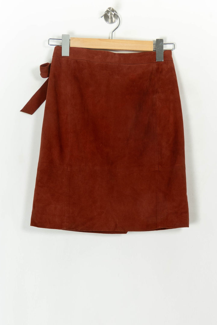 Jupe portefeuille bordeaux - Taille M/38 de la marque Sézane | PARAD118986 - Vendu par Paradigme - Image 5